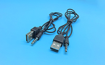 USB对3.5mmX4极充电线漆包线